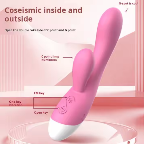 Vibrador Estimulador doble con diseño ergonómico